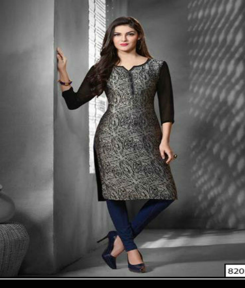 Dark Fantasy Georgette designer kurti