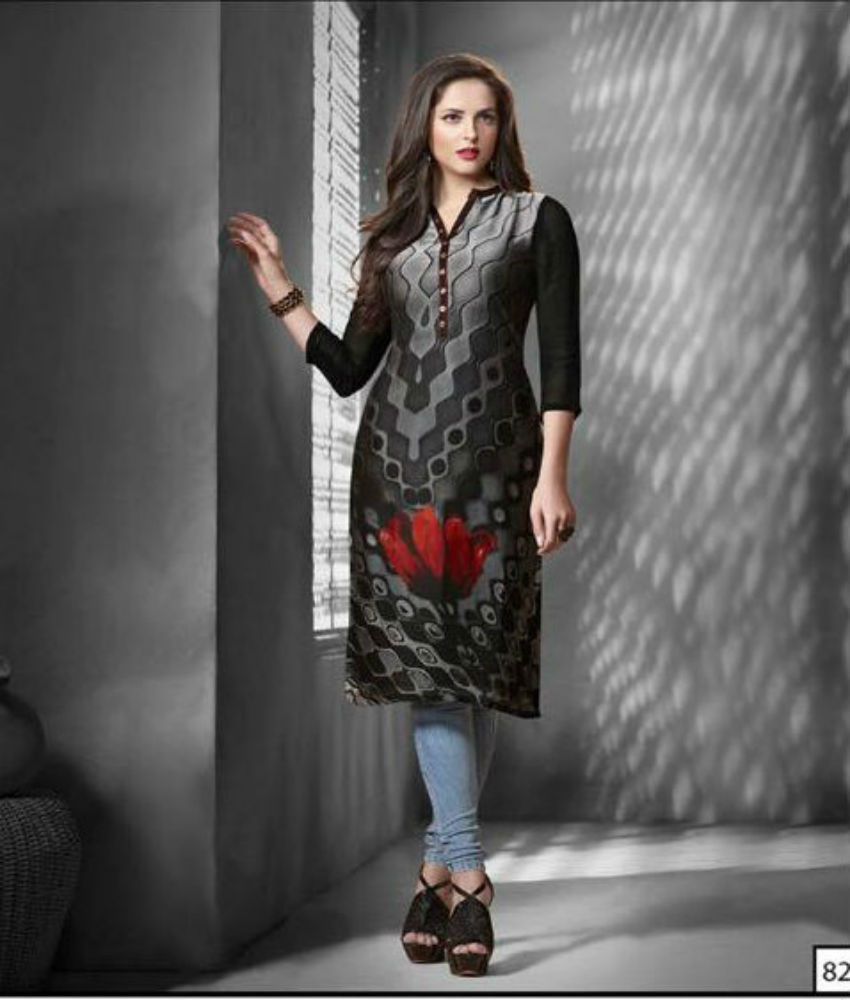 Dark Fantasy Georgette designer kurti