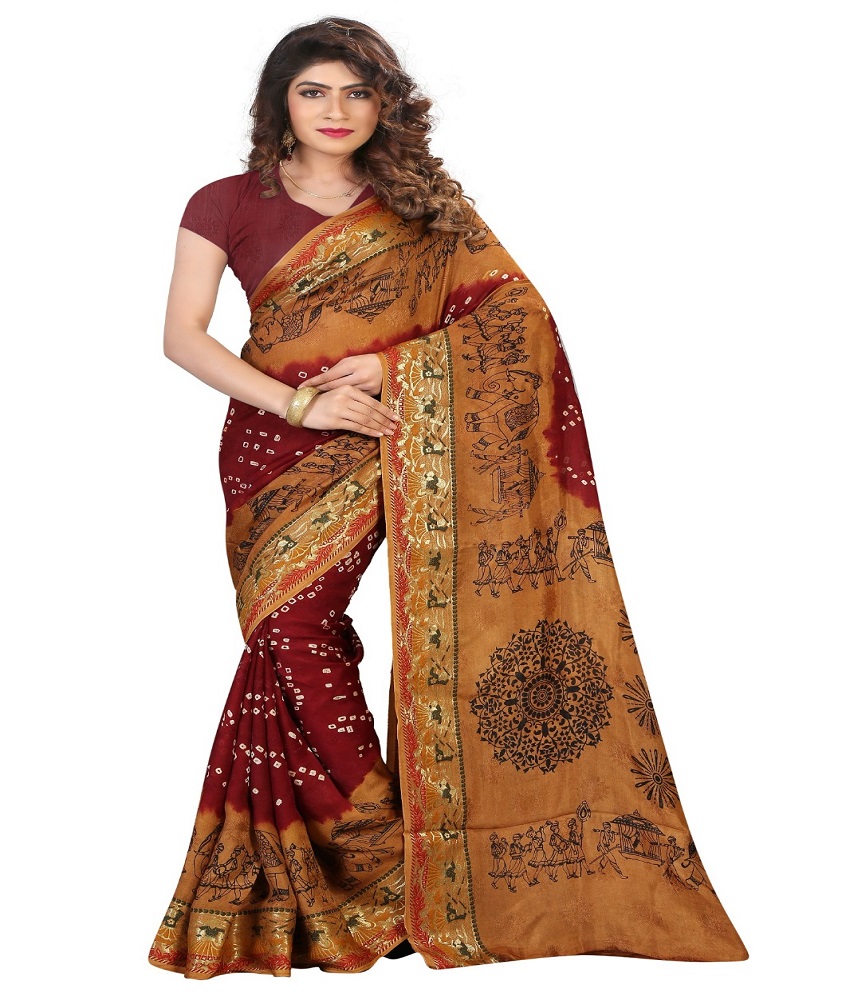   Dolly Gamthi Art Silk Sarees