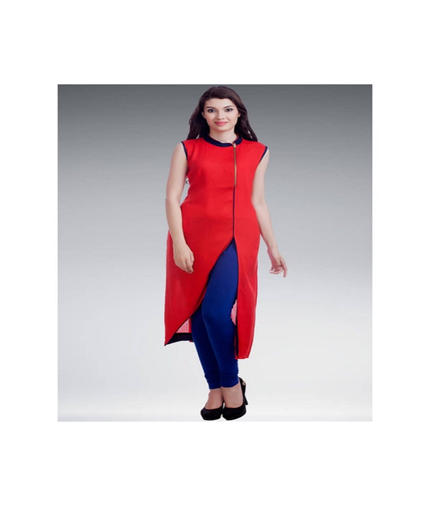 Cotton Straight Plain Kurti