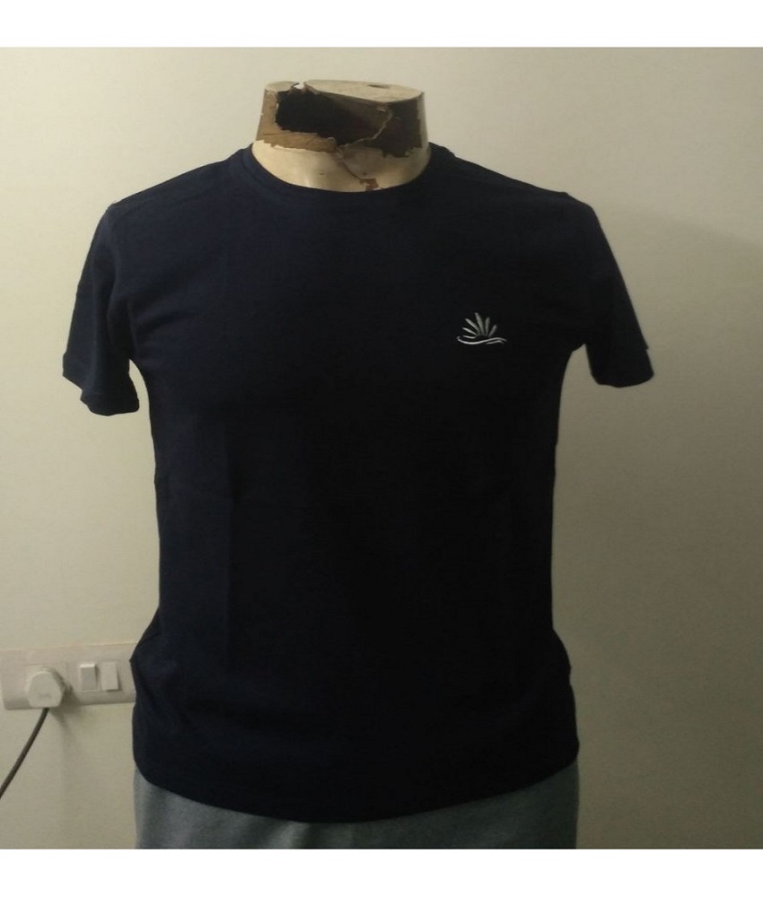 Half Sleeve Colour Black T-Shirt