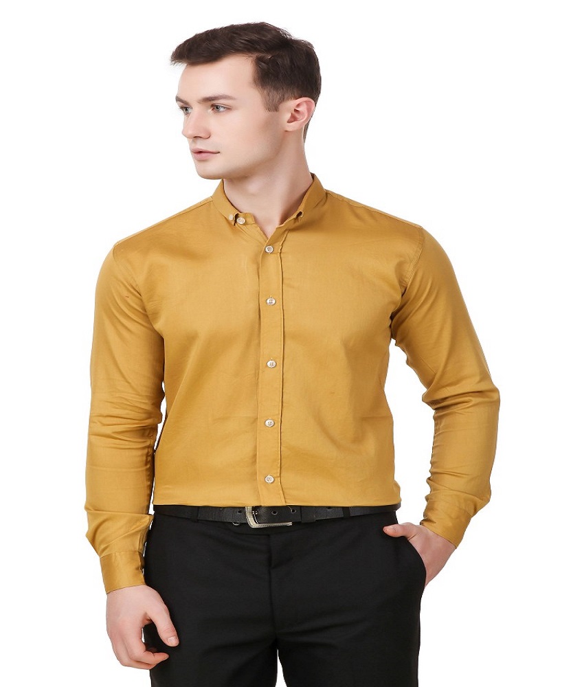 Satin Solid Men's Shirt