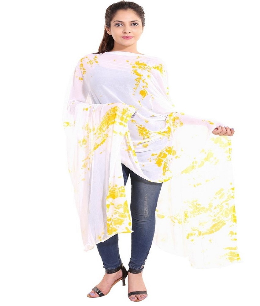 Nazneen Chiffon Tie And Dye Dupatta
